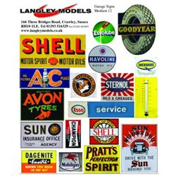 Garage advertising signs