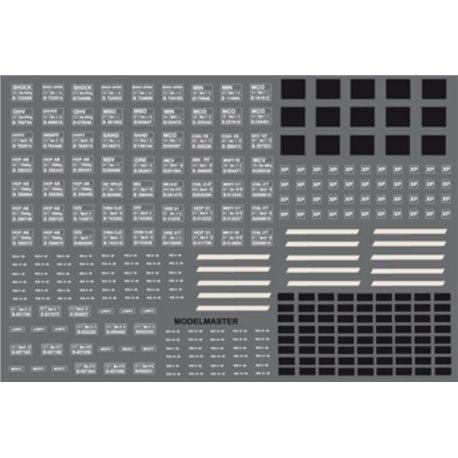 Large Comprehensive Sheet of B.R. 1965-1990s OPEN, HOPPER & FLAT WAGONS -