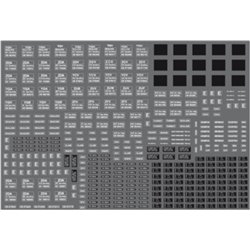 Large Comprehensive Sheet of B.R. 1965-1990s VANS & CLOSED MERCHANDISE VEHICLES -