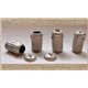 4 Metal Dustbins with dustbin lids (O scale 1/43rd)
