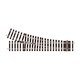 Setrack 'O' No.2 Radius Unifrog Turnout Right Hand