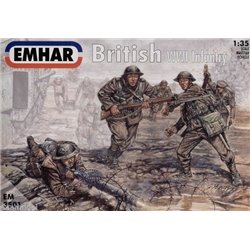 British Tank Crew & Infantry WWI Figures 1:35 scale