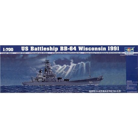 USS Wisconsin BB−64 (1991) 1:700 scale