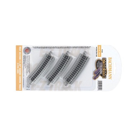 Nickel Silver Half Sect 11.25in. radius Curved