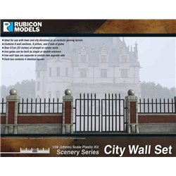 City Walls Set - 1:56 scale (28mm) Wargame Plastic Kit