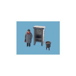 Fog Man, Hut & Brazier