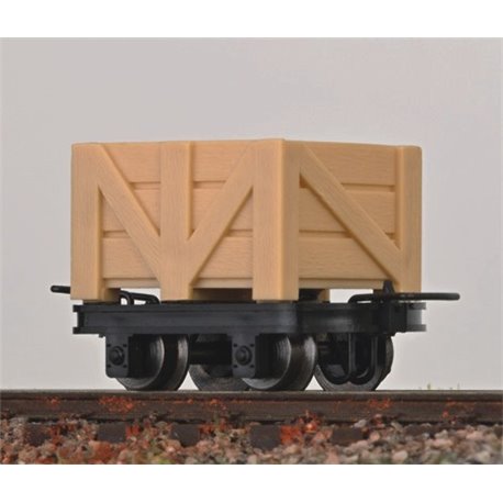 4 Trash Cars, 2 with and 2 w/o brake