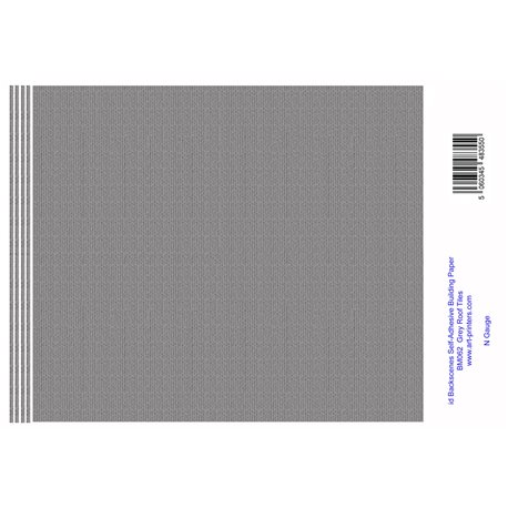 BM062n N Gauge Grey Roof