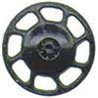 Universal 10.76mm Brake (2pr) Wheels Black