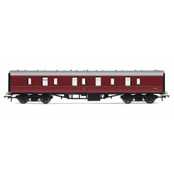 BR, Mk1 Parcels Coach, E80627, Maroon (no crest) - Era 5