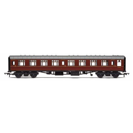 BR, Mk1 Coach Corridor Second Class, E24693, Maroon (no crest) - Era 5