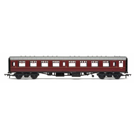 BR, Mk1 Coach Tourist Second Open, E4656, Maroon (no crest) - Era 5