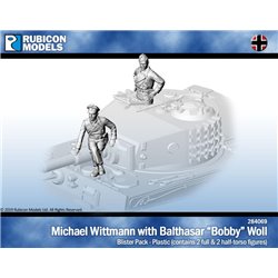 Michael Wittmann & Balthasar Bobby Woll - 1/56 (28mm) plastic model kit