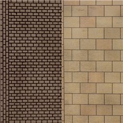 N Scale Paving & Cobblestone sheets