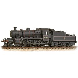 LMS Ivatt 2MT 46460 BR Lined Black (Early Emblem) Weathered