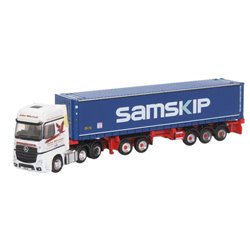 Oxford Diecast Mercedes Actros D-TEC Combitrailer Trailer John Mitchel
