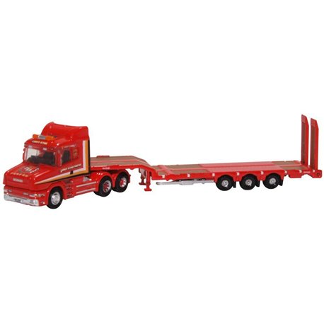 Oxford Diecast Scania T Cab Semi Low Loader Sandy Kydd