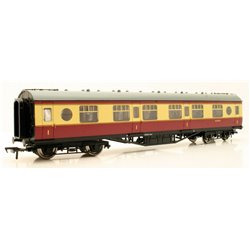 LMS 57 ft Porthole Corridor 1st BR Crimson & Cream