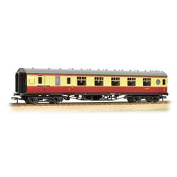 LMS 60 ft Porthole Corridor Brake 1st BR Crimson & Cream