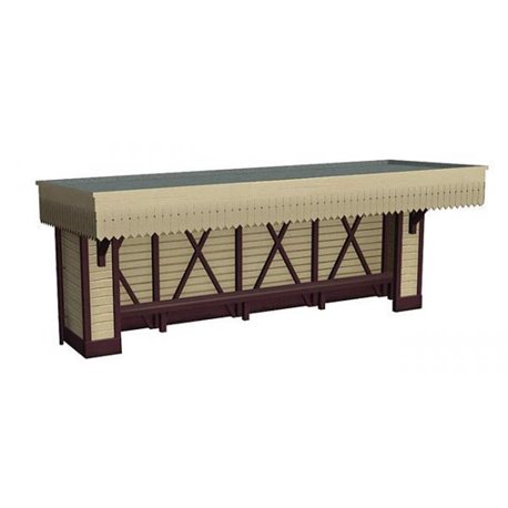 Wooden Station Waiting Room