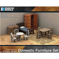 Domestic Furniture Set - 1:56 scale (28mm) Wargame Plastic Kit