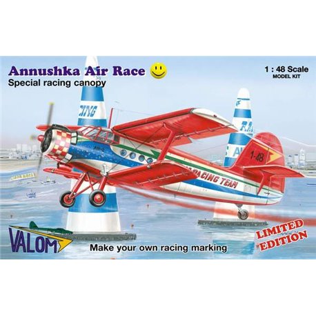 Antonov An-2 'Colt' with decals for Annushka Air Race 1:48 model kit