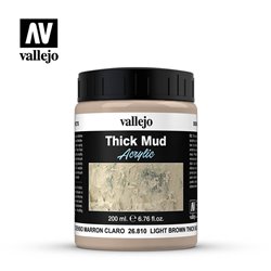 Weathering Effects 200ml - Light Brown Thick Mud