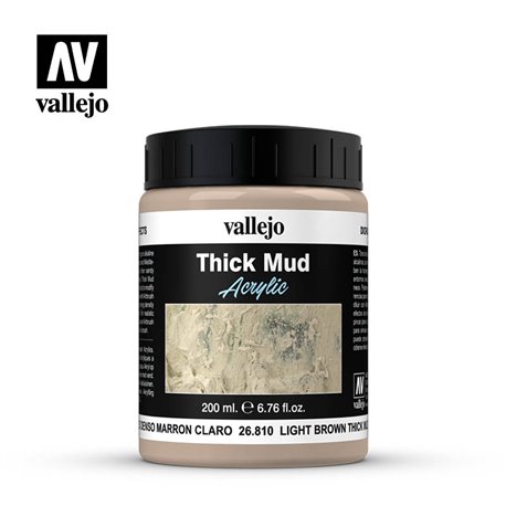 Weathering Effects 200ml - Light Brown Thick Mud