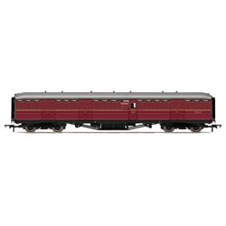 Gresley 61' 6" full brake in BR maroon
