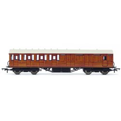 LNER thompson non-corridor 3rd class brake coach, teak
