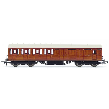 LNER thompson non-corridor 3rd class brake coach, teak