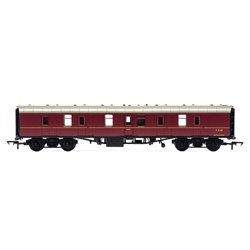 RailRoad, BR, Mk.1 Parcels Coach, BR Maroon - Era 5
