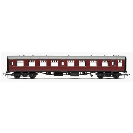 RailRoad, BR, Mk.1 Tourist Second Open Coach, BR Maroon - Era 5