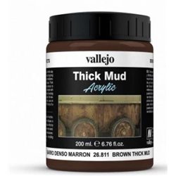 Vallejo Weathering Effects 200ml - Brown Thick Mud