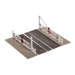 Level crossing gates