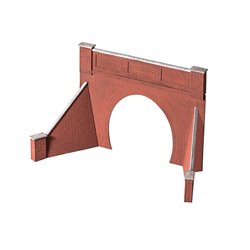 Brick Tunnel Mouth & Wing Walls, single track