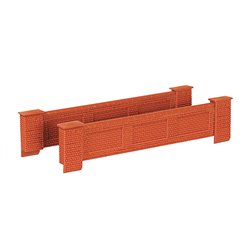 Parapet bridge walls