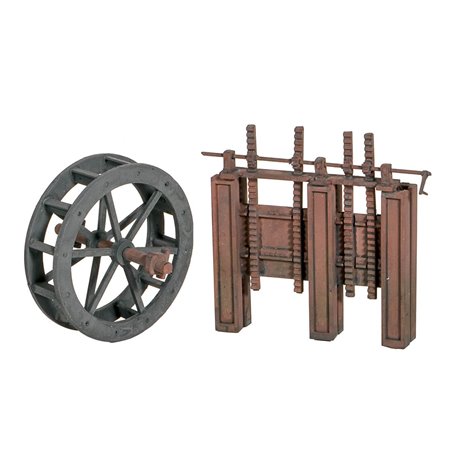 Water Wheel and Sluice Gate