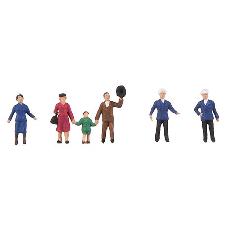 Airship Crew (3) & Passengers (3) Figure
