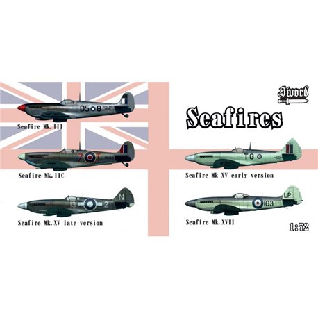 Supermarine Seafires (set of 5) - 1/72