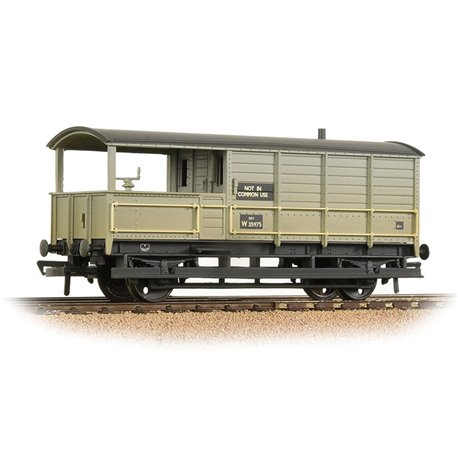 GWR 20T 'Toad' Brake Van BR Grey (Early) - Weathered