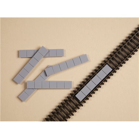 N gauge Track inserts (x10) - 41 x 7 mm