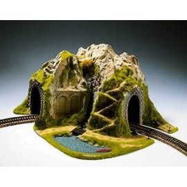 Curved Single Track Tunnel & Pond