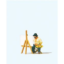 Landscape Painter Figure
