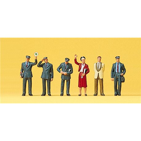 DB Train Personnel (6) Exclusive Figure