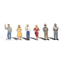 Pedestrians - N Scale (6 pieces)