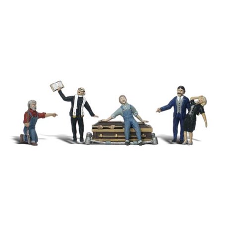 Graveside Service - N Scale (7 pieces)