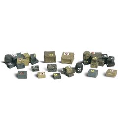 Assorted Crates - N scale (12 pieces)