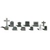 Tombstones - N scale (11 pieces)
