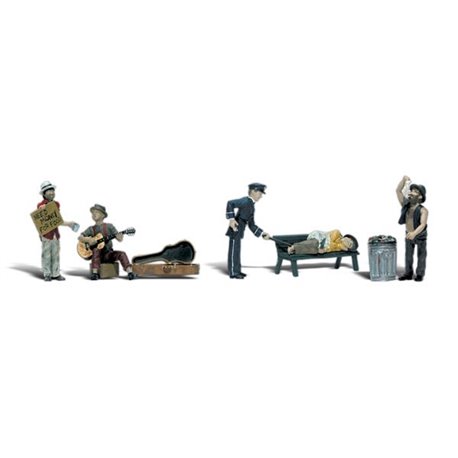Park Bums - N Scale (7 pieces)